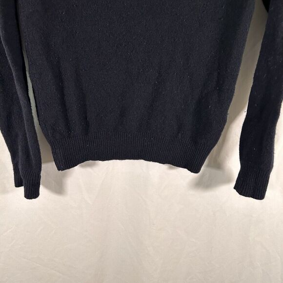 Uniqlo Wool Sweater Women's XS Black Knit Long Sleeve TurtleNeck Pullover - Picture 3 of 9